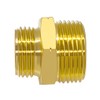 Hooshing Garden Hose Adapter 3/4" GHT Male to 1" NPT
