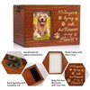 LPREUTWN Pet Memorial Urn for Dog or Cat Ashes Wooden