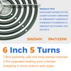 Upgraded WB30M1 Electric Stove Burner ERS30M1 Replacement for 6 Inch