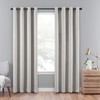 ECLIPSE Cara Grommet Top Curtains for Bedroom, Single Panel, 50"