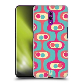 Head Case Designs Retro Mod Muster Harte Rueckseiten Handyhülle Hülle Huelle kompatibel mit Oppo Reno