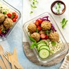 VERONES 10 Pack 22 OZ Glass Meal Prep Containers, Airtight