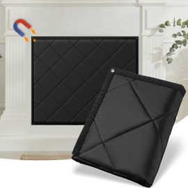 MyLifeUNIT Magnetic Fireplace Cover, 36" x 30" Fireplace Blanket for Living Room, Keep Indoor Drafts Out Stops Heat Loss