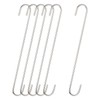 sourcing map S Hanging Hooks, 12inch(300mm) Extra Long Steel Hanger,