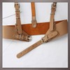 One Limitation BP305 Women's Suspender Leather Fashion Harness Silver Buckle