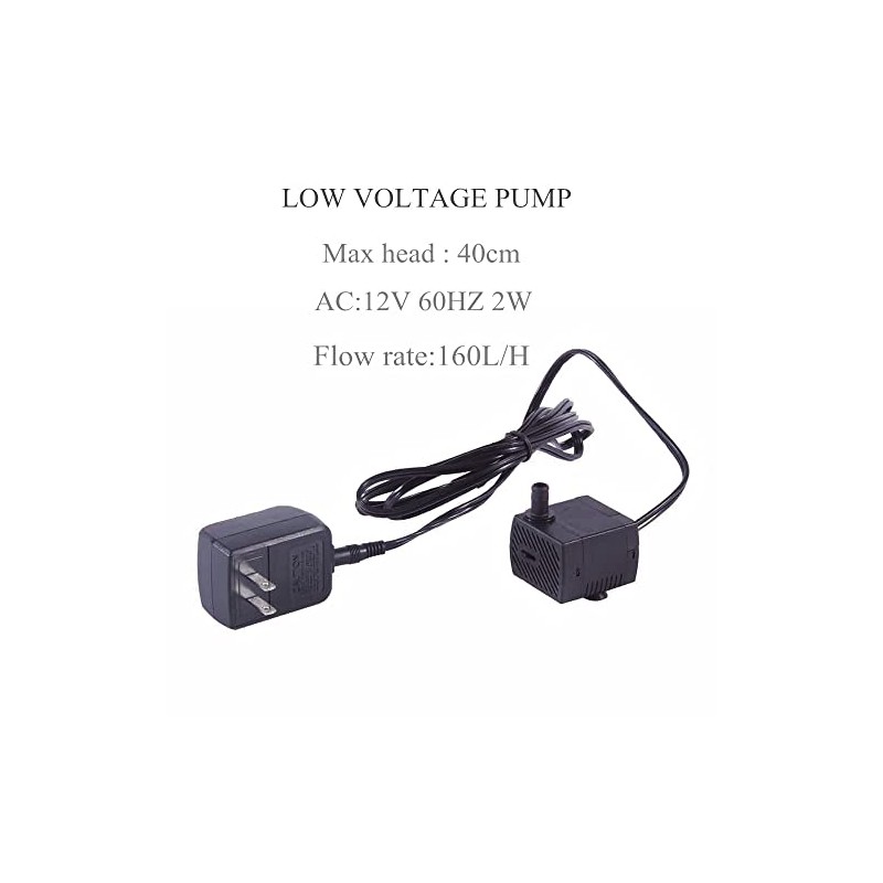 Tabletop fountain submersible water pump (2W)