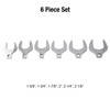 SUNEX TOOLS 9722A 6 Piece 1/2" Dr. Jumbo Crowfoot Set