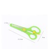 HIGHROCK 3Pcs Plastic Scissors for Kids, Safety Craft Scissors Handle