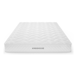 Kingshouse Colchon Individual En Caja 15cm Alto Kingshouse Color Blanco Espuma De Alta Densidad Peso Máximo Soportado 150kg Antiácaros Hipoalergénico Tejido Antideslizante De Poliéster Firmeza Justa