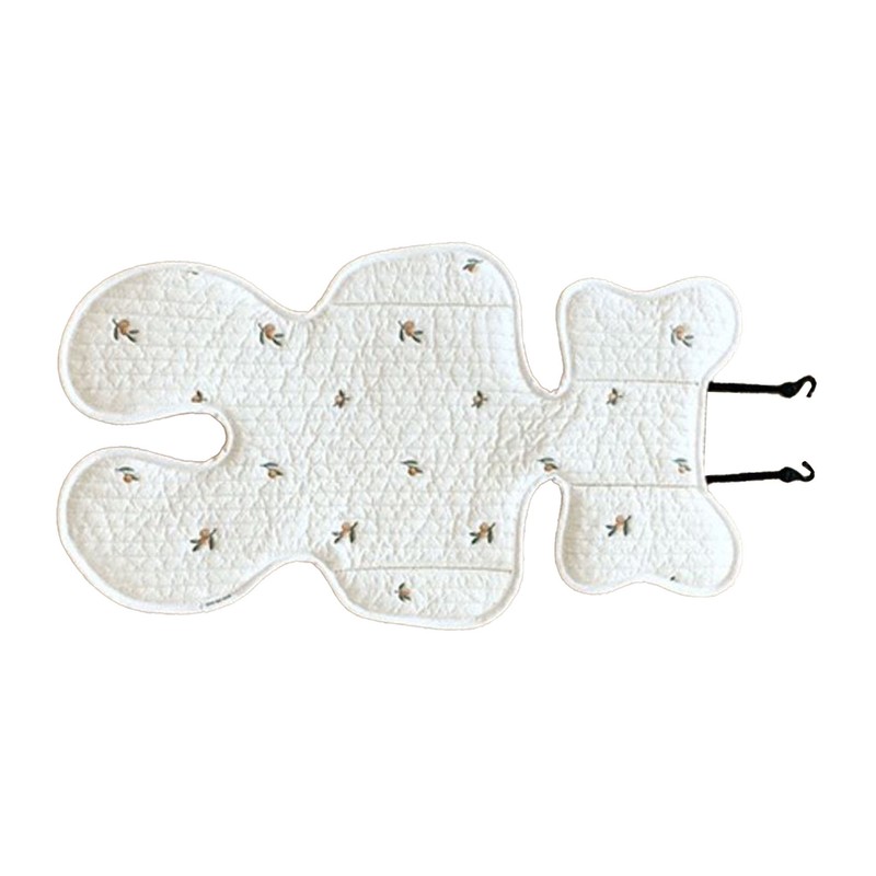 Soft Baby Stroller Seat Cushion Breathable Pure Cotton Infant Car
