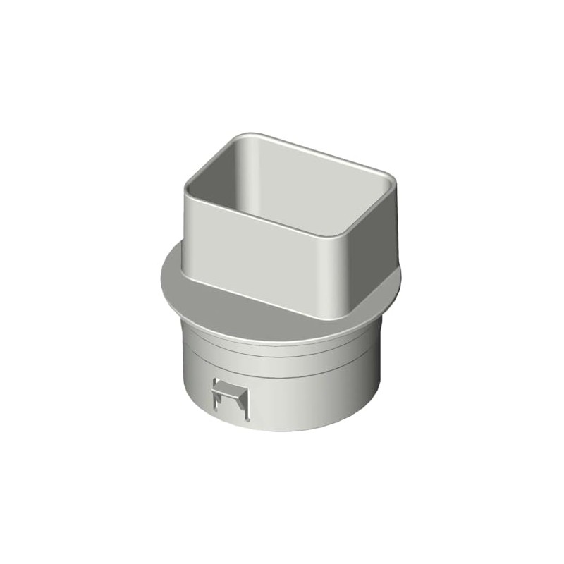 StormDrain Downspout Adapter Offset Landscaping Drain Pipe 2-in. x 3-in.