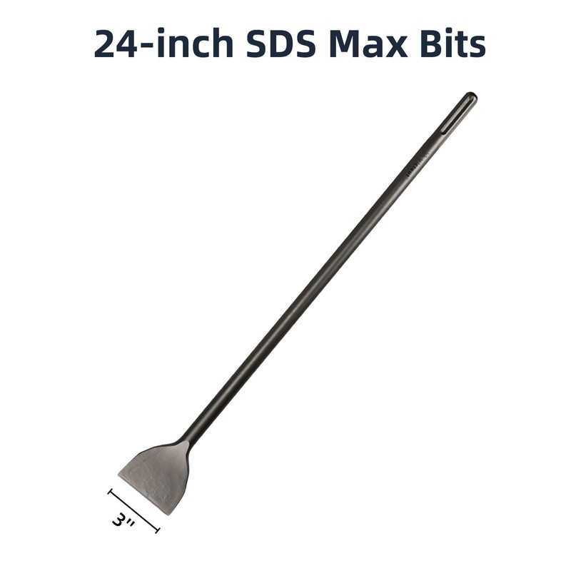 24'' SDS Max 3 Inch Scaling Chisel - Masonry Concrete