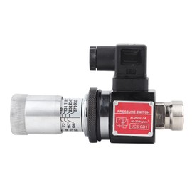 Pressure Relay, Hydraulic Pressure Switch for Pneumatic, Hydraulic and Oil Systems, Chrome Plated Handle, Clear Scales, Multiple Installation Methods