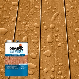 Olympic WaterGuard 1 gal. Sequoia Red Transparent Wood Stain and Sealer