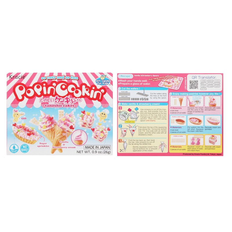 Kracie Popin Cookin DIY Candy Making Kit (8 Flavors) English