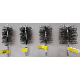 Stove Pipe Brush, Wire Brush, Fireplace Brush, Chimney Brush, Chimney Brush, Made of V4A Stainless Steel, Chimney Sweeper Quality (Stainless Steel V4A, 7