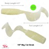 Fish WOW! 2pcs 10" with Curly Tail Extended Perch Grub