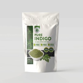 100% Organic Indigo Powder For Hair Dye, Black, Coloring, For Use With Pure Henna |100 Grams/ (3.52 ounces)| Henna Cosmetics