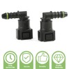 2 Pcs Fuel Quick Coupler Fuel Quick Connector 90 Degree