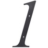 Hillman 847375 Black House Number 1, 6-Inch Nail Plastic