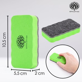 Office Tree® Set of 5 Rewritable – 5 Colours – Magnetic/Dry and effective cleaning – Reliable from Drawings on Whiteboard Flipchart Magnetic Writing Board