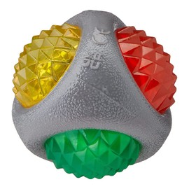 Rosewood Jolly Doggy Catch and Flash Ball for Dogs, clear