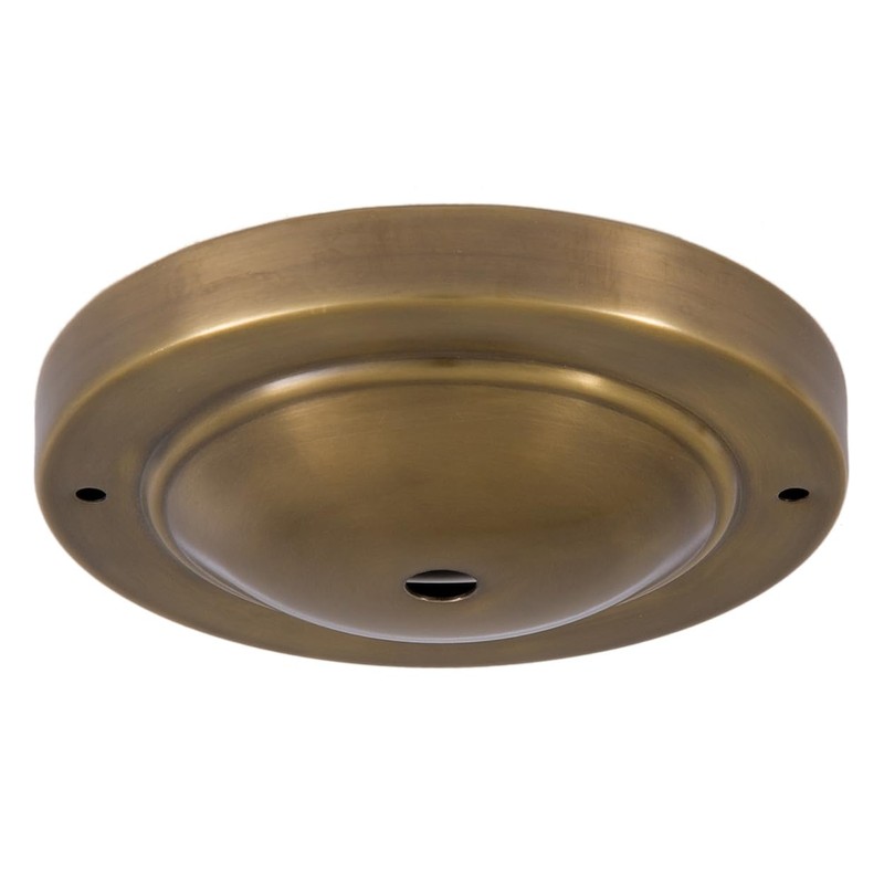 B&P Lamp® Antique Brass Canopy and Hardware Kit with Matching