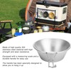 Camping Cup Backpacking Bowl Cup Stainless Steel with Hook Shape