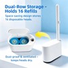 Disposable Toilet Brush – Hygienic Contact-Free, White