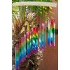 Sunlover Large Handmade Fair Trade Glass Wind Chimes - Rainbow
