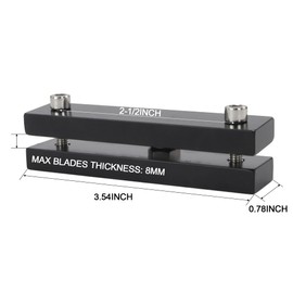 SCOTTCHEN Hardened File Guide Knife Making Tool, Hardened Metal Hardness up to 55, File Guide For Belt Sander, Knife Makers File Guide