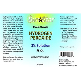 Hydrogen Peroxide 3% Solution GALLON (Food Grade)
