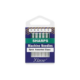 Klasse Sharp Assorted 6 Needles, 60/8 (x3) 70/10 (x3), AA5105.992