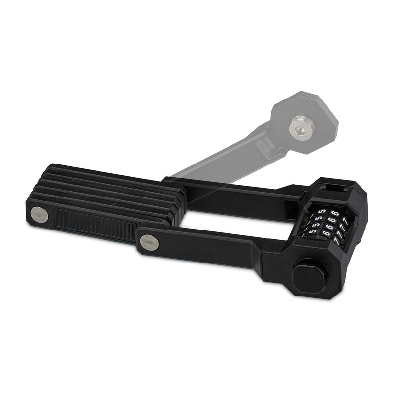 Relaxdays Folding Lock Bicycle Frame Bracket 65cm Link Lock for