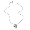 TseenYi Heart Wing Pendant Necklace Silver Hearth Love Necklace angel