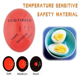 AIMALL Colour Changing Egg Timer, Heat-Sensitive Boiled Egg Timer for Perfect Soft, Medium, and Hard Eggs, Temperature-Based Kitchen Gadget