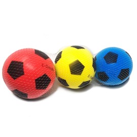 E-Deals 16.5cm Soft Foam Football Pack of 3 Assorted Colours