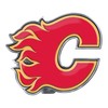 FANMATS 60480 Calgary Flames Heavy Duty Aluminum Embossed Color Emblem,