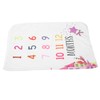 Infant Monthly Milestone Blankets Unisex Soft Month Blanket Photo Background