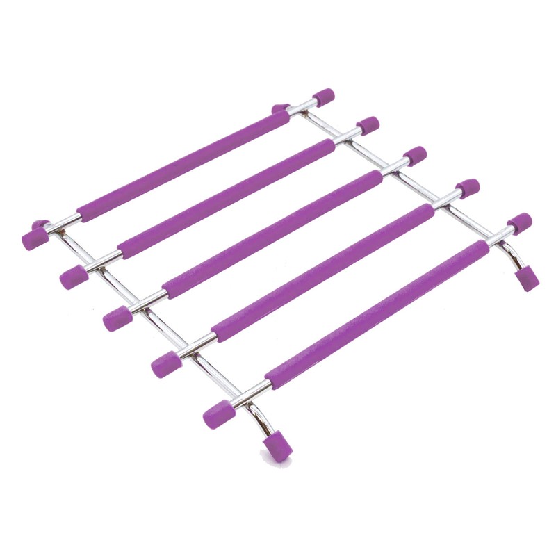 SQ Professional Stainless Steel Kitchen Gadgets (Trivet 20x21cm Purple)