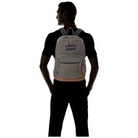 JanSport Right Pack Backpack - Durable Daypack with Padded 15" Laptop Sleeve, Spacious Main Compartment & Integrated Water Bottle Pocket - Graphite Grey
