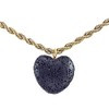 Omky Collar Piedra Volcánica | Difusor Corazón Negro | Regalo