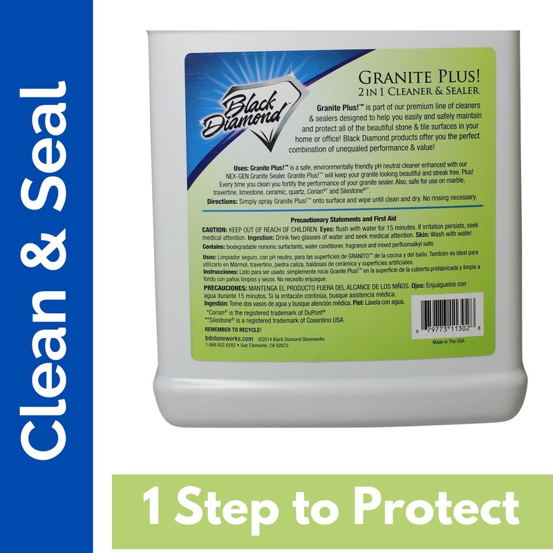 Black Diamond Stoneworks GRANITE PLUS! 2 in 1 Cleaner &