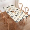 ASYG Cute Cat Tablecloth 30"x 48" Rectangle Washable Reusable Table