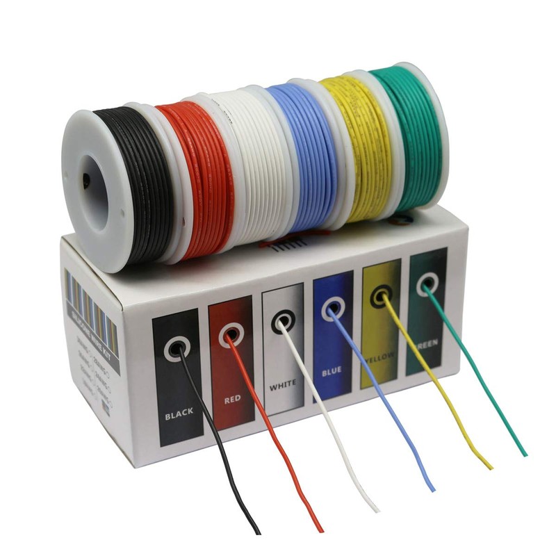 CBAZY Hook up Wire Kit (Stranded Wire Kit) 18 Gauge
