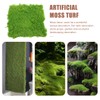 SUPVOX Artificial Moss Mat Light Green 50x50cm Simulation Moss Pad