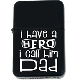 Father Days Special Custom s Infinity Oil Windproof Matt Black Lighter! (FD-10) - Christmas, Halloween & Valentines Day Gift