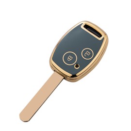 [Unhoke] Honda Dedicated Keyless Key Case, Accord / Elysion / Step Wagon / Fit / Odyssey / CRV / Stream / Civic / Active Truck Ha9 Key Cover, Smart Key Case, 2 Buttons, Made of TPU, Lightweight,