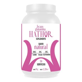 Aminoácidos Bcaas + Glutamina Hathor 1kg Sabores Natural