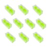 ZUJHPYMI 10Pcs Small Bubble Level 10x10x29mm Mini Square Bubble Spirit